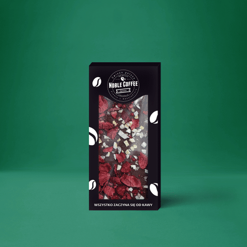 Czekolada mleczna z cytryną, truskawkami i imbirem