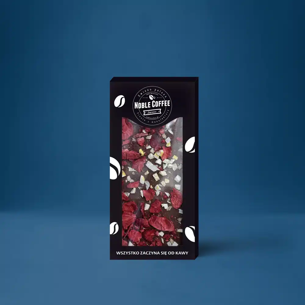 Czekolada gorzka z pigwą i truskawkami 70,4%