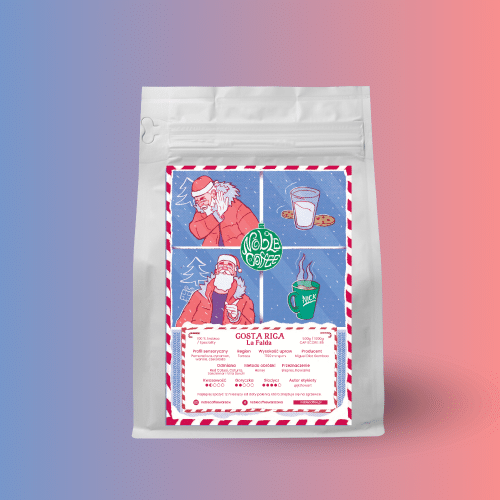 Kostaryka la Falda kawa świąteczna 100% arabica pod espresso, palarnia kawa Noble Coffee
