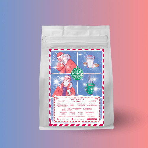 Kostaryka la Falda kawa świąteczna 100% arabica pod espresso, palarnia kawy Noble Coffee
