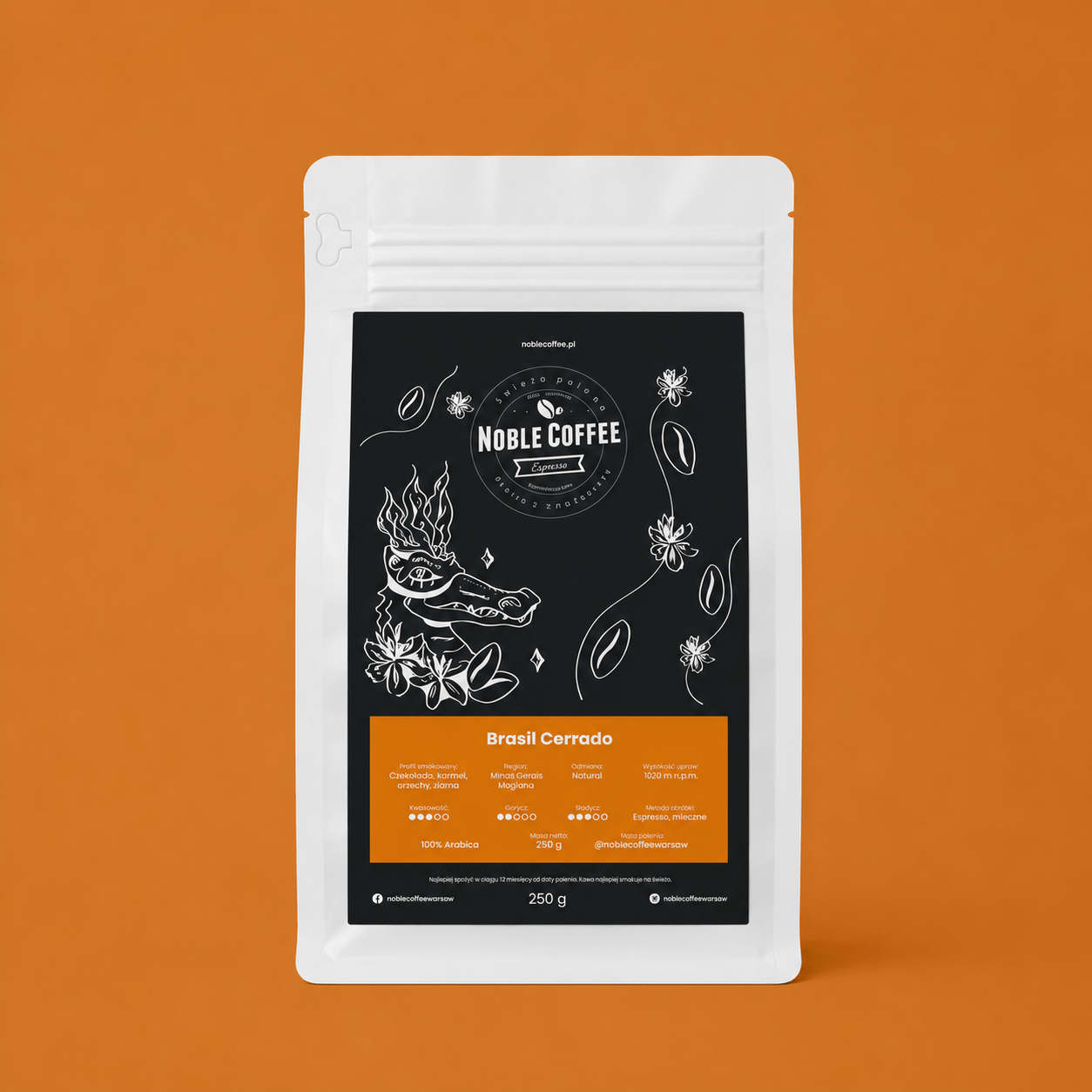 Kawa Brazylia Cerrado 100% Arabica – Espresso
