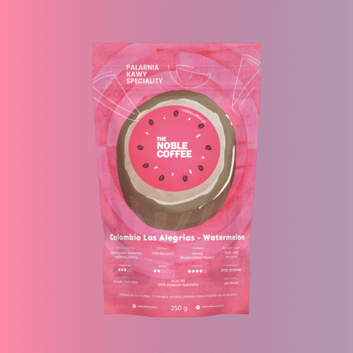 Colombia las alergias-watermelon kawa pod przelew palarani kawy noble coffee