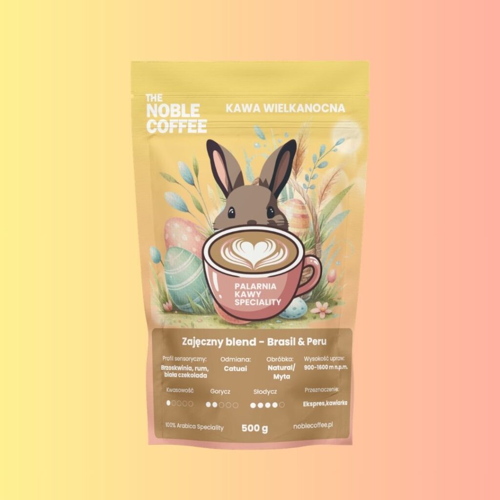 Kawa Wielkanocna Zajęczny Blend 500g – limitowana edycja espresso Noble Coffee