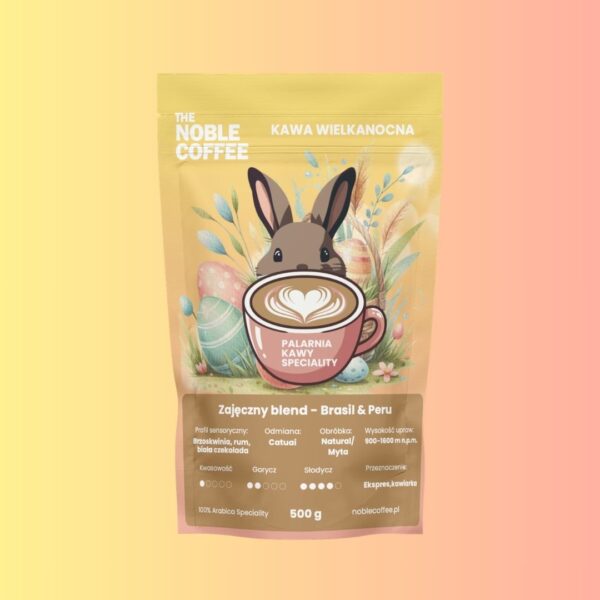 Kawa Wielkanocna Zajęczny Blend 500g – limitowana edycja espresso Noble Coffee