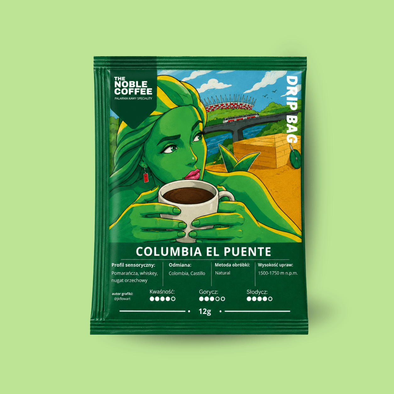 Drip Bag Kawa Columbia El Puente - pod przelew